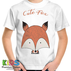 Kaos Cute Fox