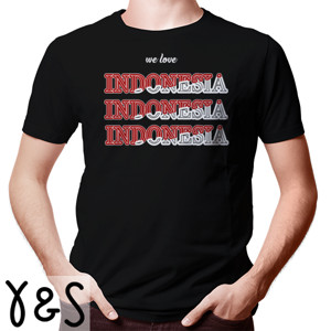 Kaos Love Indonesia
