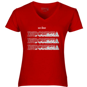 Kaos Love Indonesia