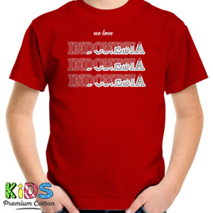 Kaos Love Indonesia