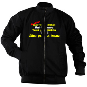 Jaket Bomber Kaos SiKawan
