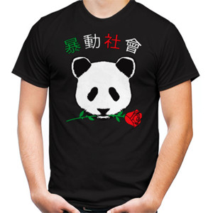 Kaos Panda Rose