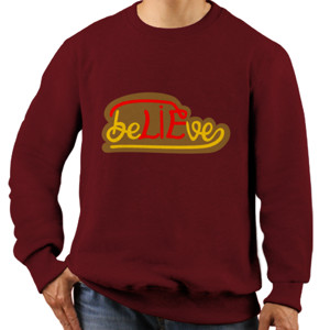 Jaket Sweater believe