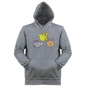 Jaket Hoodie Trio Rabbit Tees
