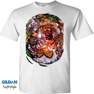 Kaos Bali Barong Elegant Art - Kaos Barong Bali Elegan