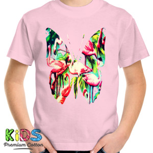 Kaos tropical flamingo bird