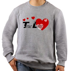 Jaket Sweater Kaos True Love