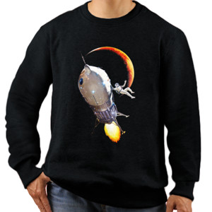 Jaket Sweater aksi sang astronot di luar angkasa