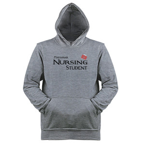 Jaket Hoodie Kaos Makassar Nursing Student Lengan Panjang