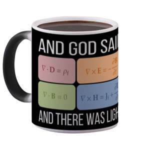 Mug Bunglon Maxwell's Equations Mug