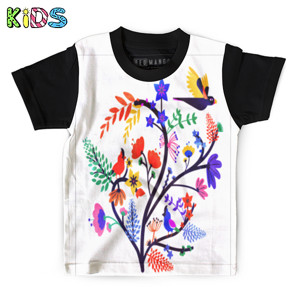 Kaos Anak Full-Print Kaos Anak Aneka Burung - Kaos  Burung di Pohon