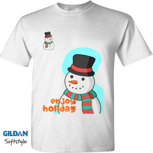 Kaos enjoy holiday-snowman