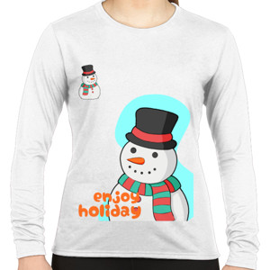 Kaos enjoy holiday-snowman