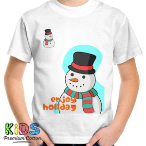 Kaos enjoy holiday-snowman
