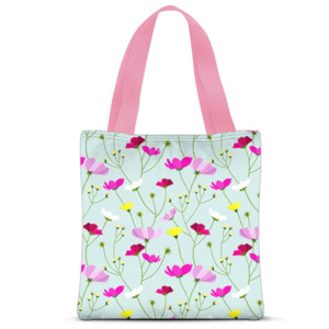 Tas Tote Fullprint Flowers in the garden