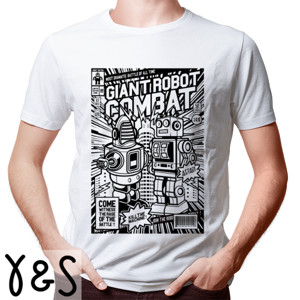 Kaos Y&S Robot Combat Graphic Tee