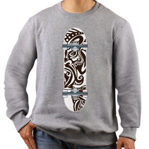 Jaket Sweater Skate Deck - Tribal 1