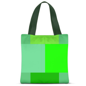 Tas Tote Fullprint Warna warni Tropis
