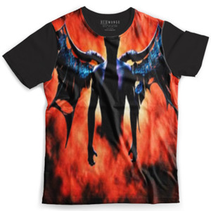 Kaos Fullprint Angel and Devil