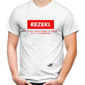 Kaos Rezeki - One Sided (Red Logo)