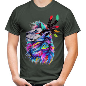 Kaos Lion Watercolor