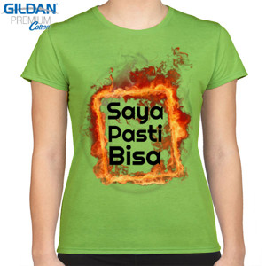 Kaos Saya Pasti Bisa motivasi merry riana 