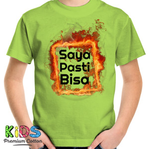 Kaos Saya Pasti Bisa motivasi merry riana 