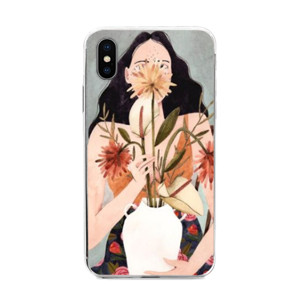 Canvas Flower Girl Casing HP