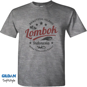 Kaos Lombok (vintage - grunge) - Pria