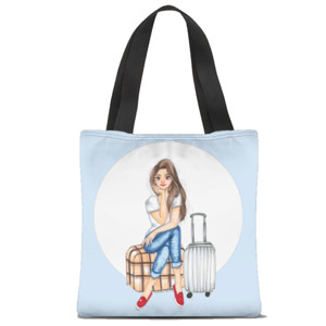 Tas Tote Fullprint Solo Traveler