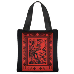 Tas Tote Fullprint BATIK 2TONE 4