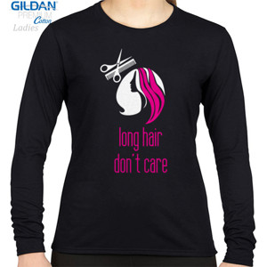 Kaos Long Hair Don't Care