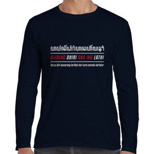 Kaos Ajining Warna Putih