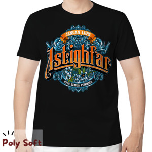 Kaos KAOS MUSLIM – ISTIGHFAR | KAOS DAKWAH ISLAMI