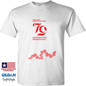 Kaos HUT RI ke-79 - Putih