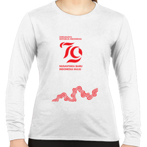 Kaos HUT RI ke-79 - Putih