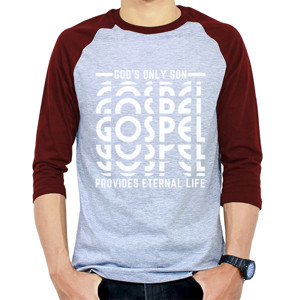 Kaos Raglan G-O-S-P-E-L (white)