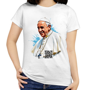 Kaos Wanita POPE FRANCIS 007