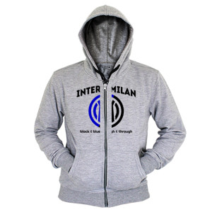 Hoodie Zipper black and blue