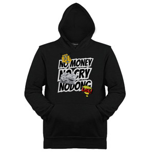 Jaket Hoodie NO MONEY NO CRY NODONG Keren