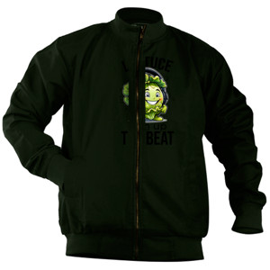 Jaket Bomber Lettuce Turn Up The Beat