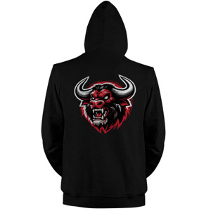 Jaket Hoodie Kaos Red Fury - Simbol Keberanian dan Ketangguhan