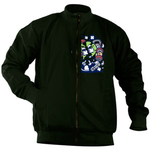 Jaket Bomber World Fitness