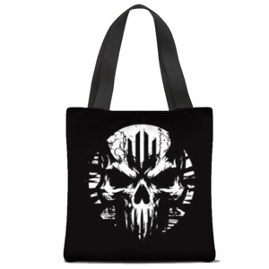 Tas Tote Fullprint Skull Head