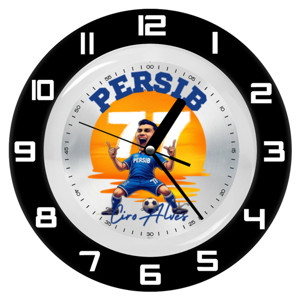 Jam Dinding PERSIB 77 CIRO ALVES - DARK