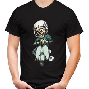 Kaos Sweater Vespa Skull