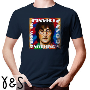 Kaos John Lennon Lukisan Square