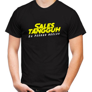 Kaos Kaos Sales Tangguh - Hitam
