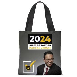Tas Tote Fullprint Tote Bag Full Print Anies Ummat