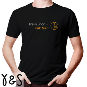 Kaos Kaos Pria Lengan Pendek - Life is Short